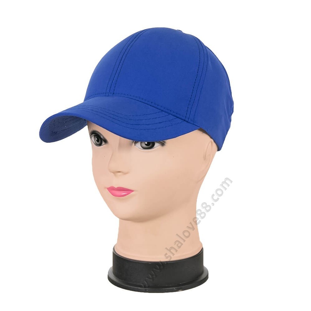 S 2024 Дамска бейзболна шапка с козирка в кралскосиньо