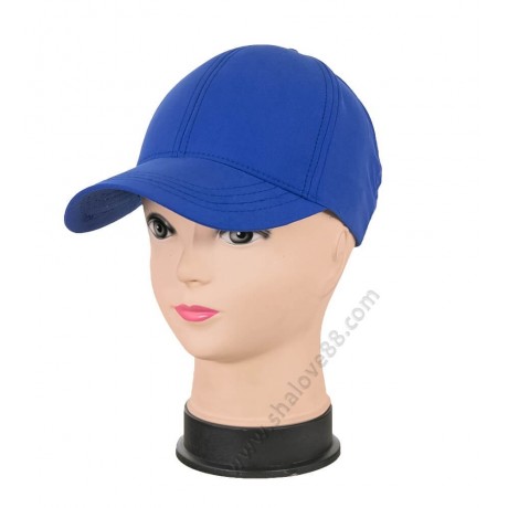 S 2024 Дамска бейзболна шапка с козирка в кралскосиньо