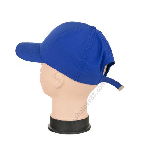 S 2024 Дамска бейзболна шапка с козирка в кралскосиньо
