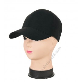 S 2024 Дамска бейзболна шапка с козирка в черно