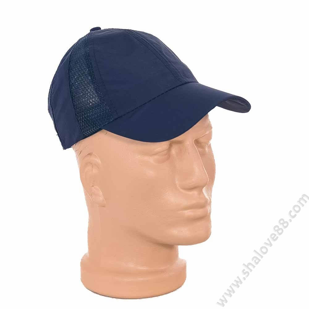 S 2416 Лятна мъжка шапка с козирка в тъмносиньо