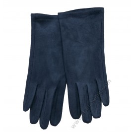 S 220-1 Класически зимни дамски ръкавици в тъмносиньо