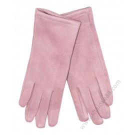 S 220-1 Нежни зимни дамски ръкавици в цвят розова пудра