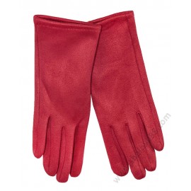 S 220-1 Класически зимни дамски ръкавици в червено
