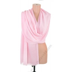 S 1715 Памучен летен дамски шал в светлорозово