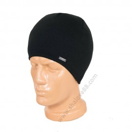 S 2221 Мъжка зимна шапка в черно