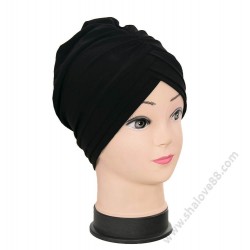 S 102 Дамски тюрбан в черно