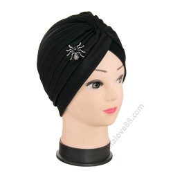 S 001/1158 сребро Тюрбан с брошка със сафир