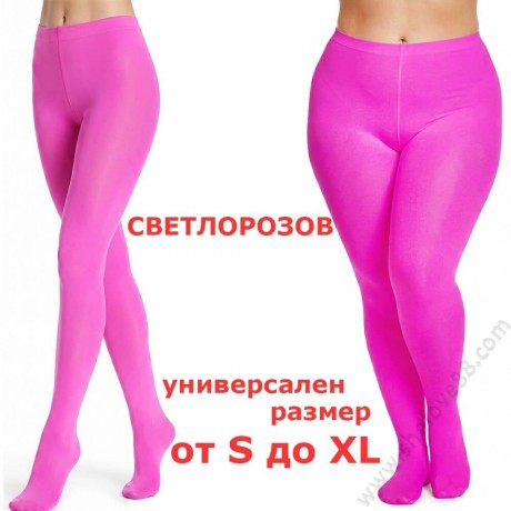 S 813 Завладяващ плътен чорапогащник за танци в светлорозово